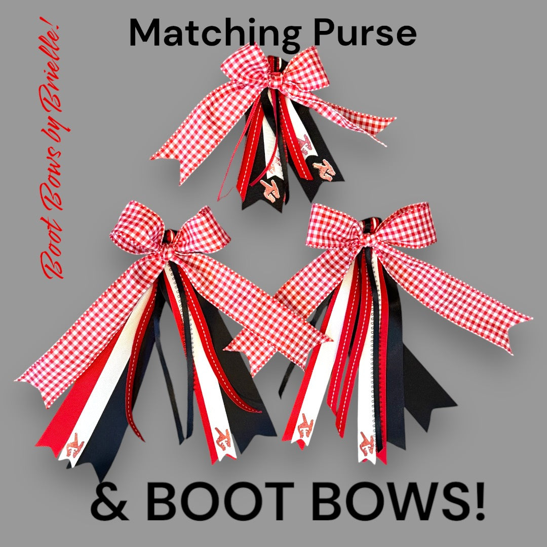 Customized Boot Bows