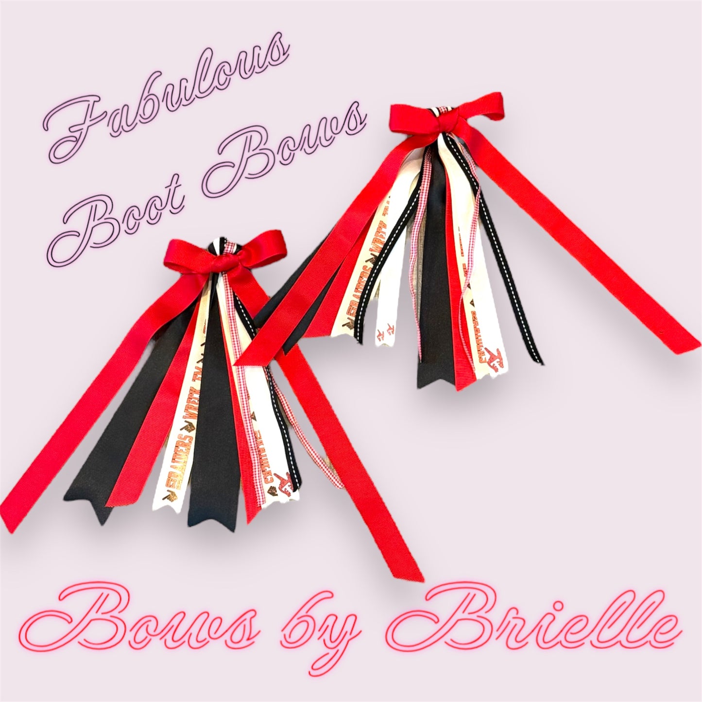 Customized Boot Bows